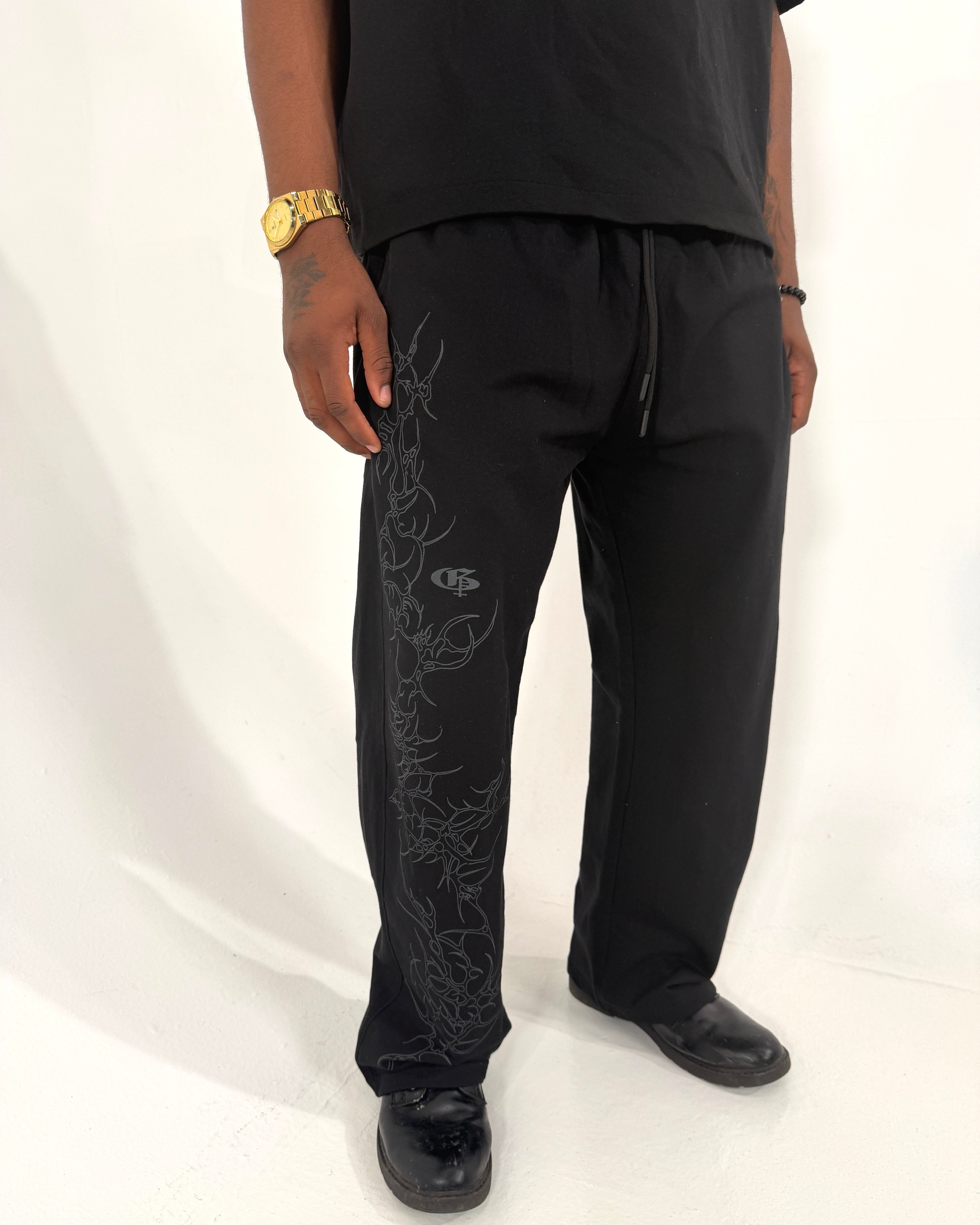 XYDEN UNISEX STRAIGHT FIT BAGGY PANTS (GENRAGE)